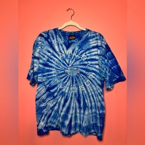Y2K Harley Davidson tie dye tshirt